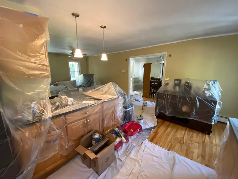 Interior Painting completed by JH Painting Services in Hudson, MA