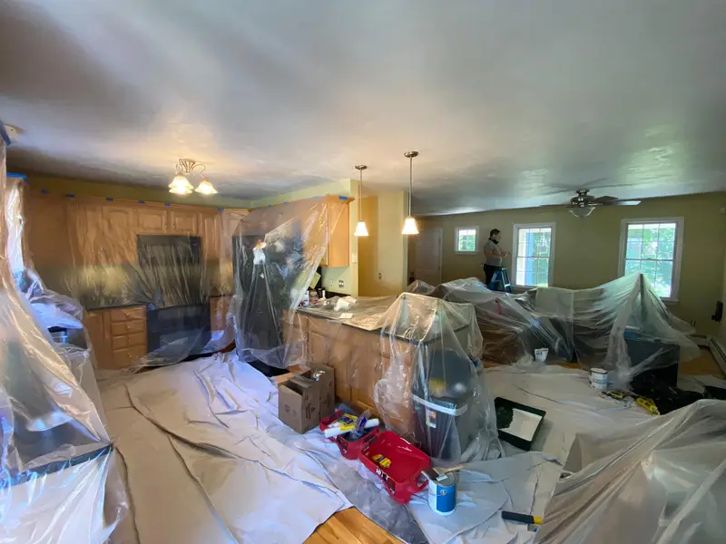 Interior Painting completed by JH Painting Services in Hudson, MA