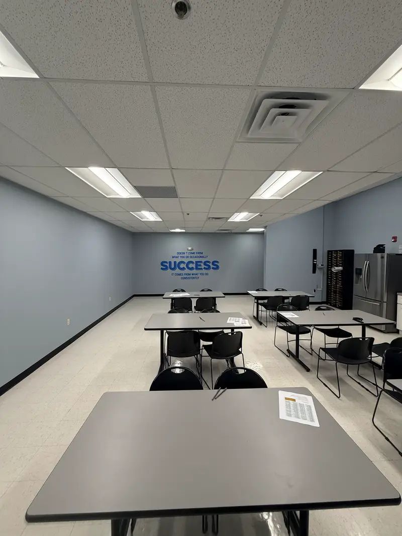 Commercial Interior Painting - Employee cafeteria completed by JH Painting Services in Marlborough, MA