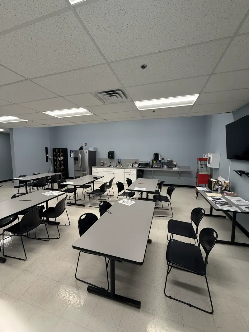 Commercial Interior Painting - Employee cafeteria completed by JH Painting Services in Marlborough, MA