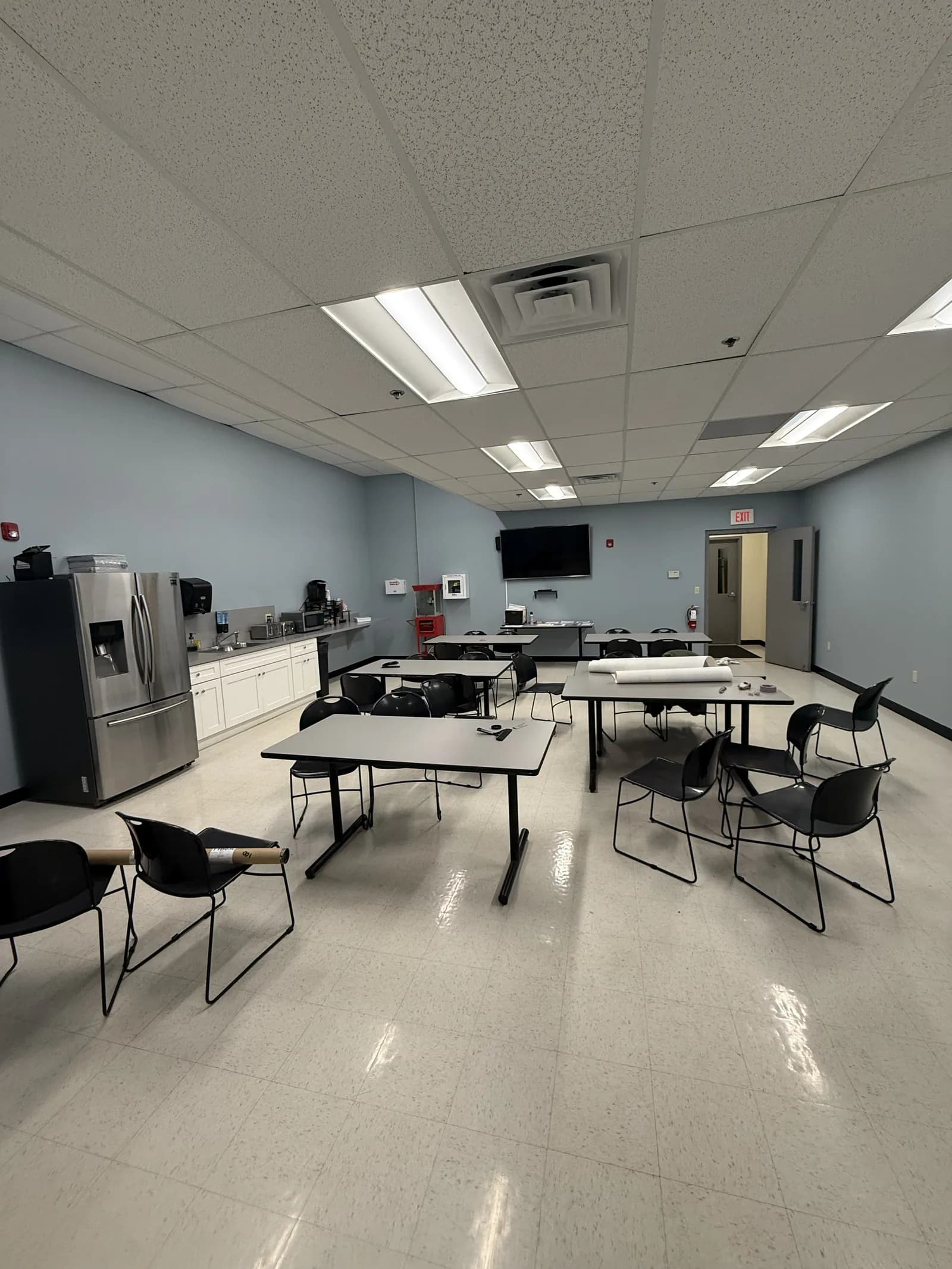 Commercial Interior Painting by JH Painting Services in Marlborough, MA - employee cafeteria