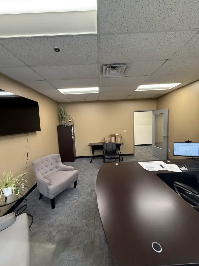 Commercial Interior Painting - Office floor completed by JH Painting Services in Marlborough, MA