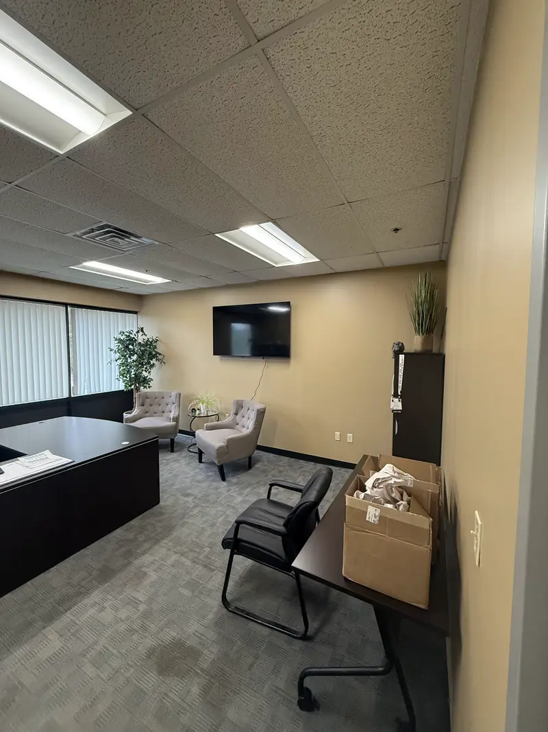 Commercial Interior Painting - Office floor completed by JH Painting Services in Marlborough, MA