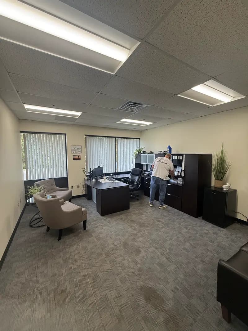 Commercial Interior Painting - Office floor completed by JH Painting Services in Marlborough, MA
