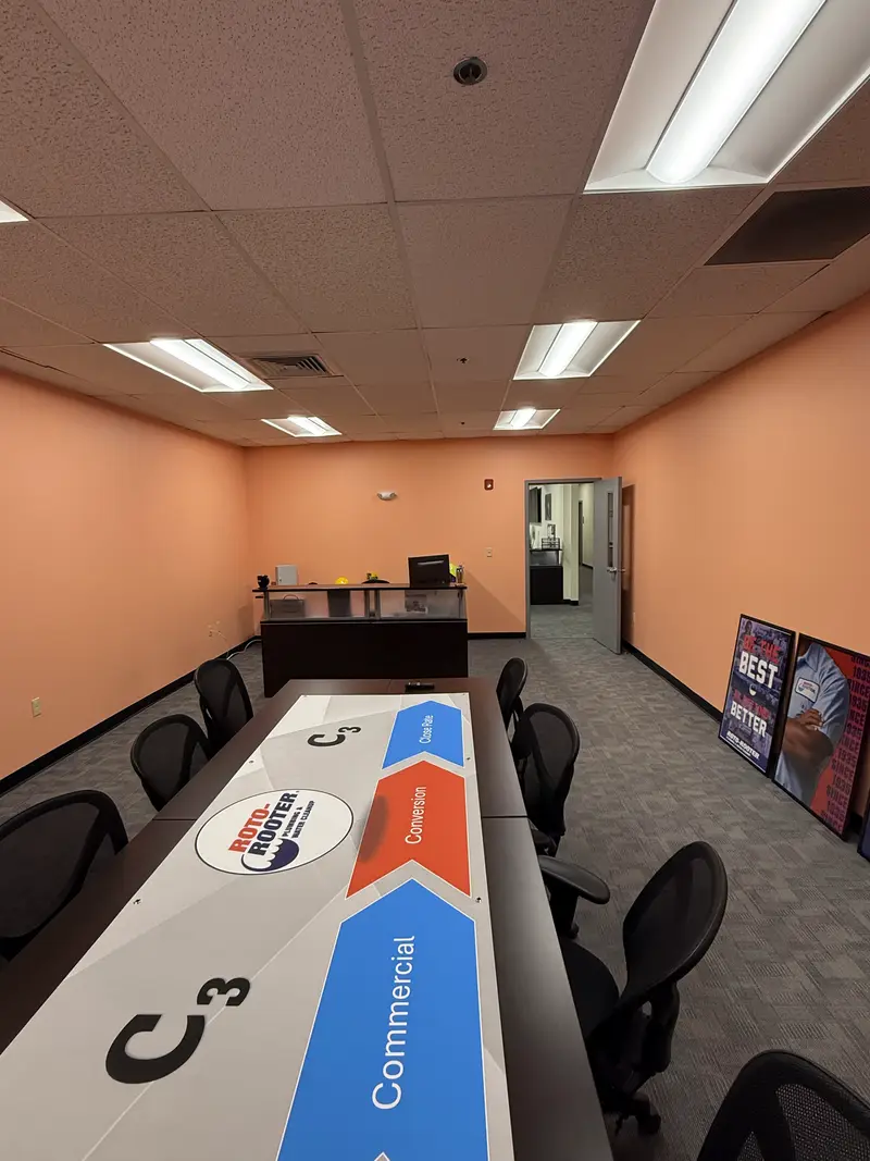 Commercial Interior Painting - Training room completed by JH Painting Services in Marlborough, MA