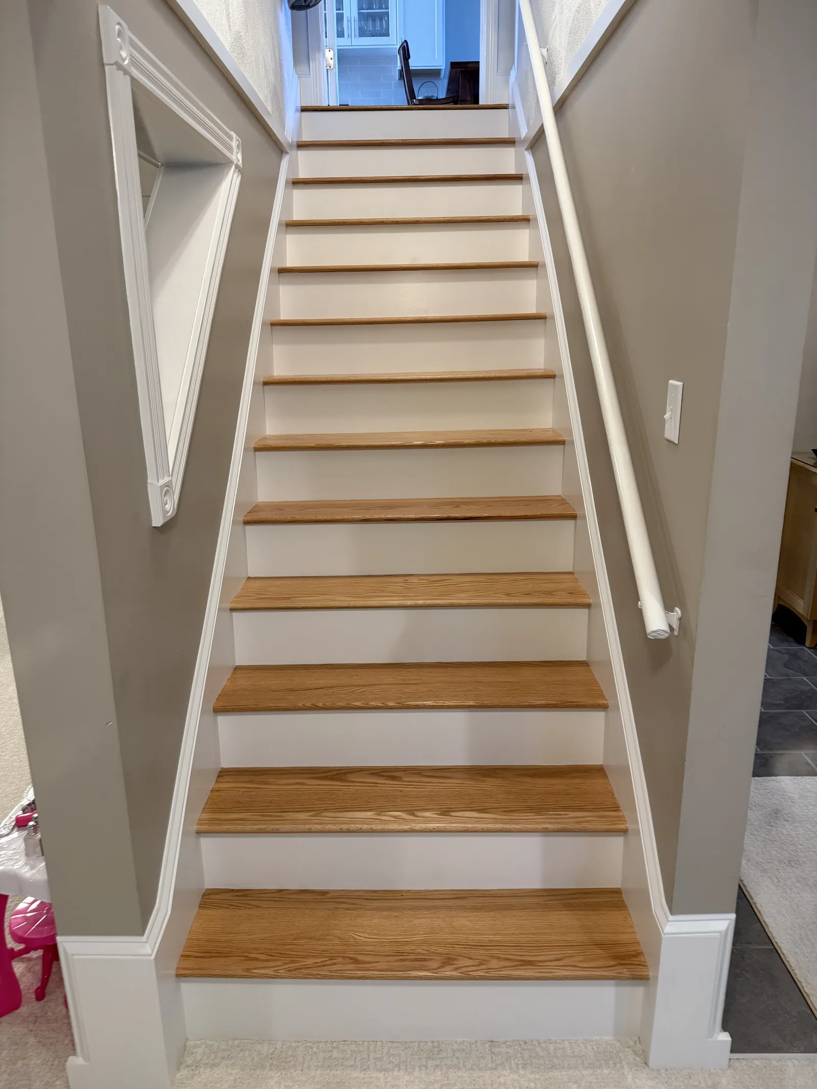 Carpentry & Painting by JH Painting Services in North Andover, MA - basement staircase