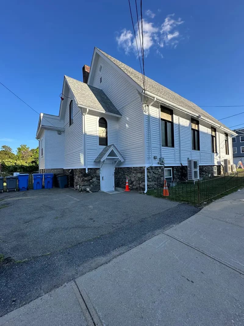 Exterior Painting - Church building completed by JH Painting Services in Waltham, MA